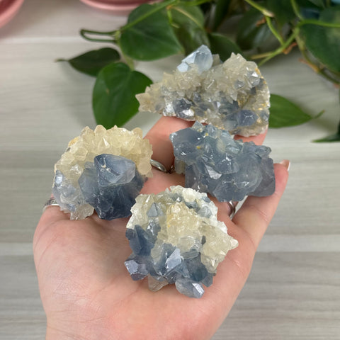 Celestite With Calcite Specimen