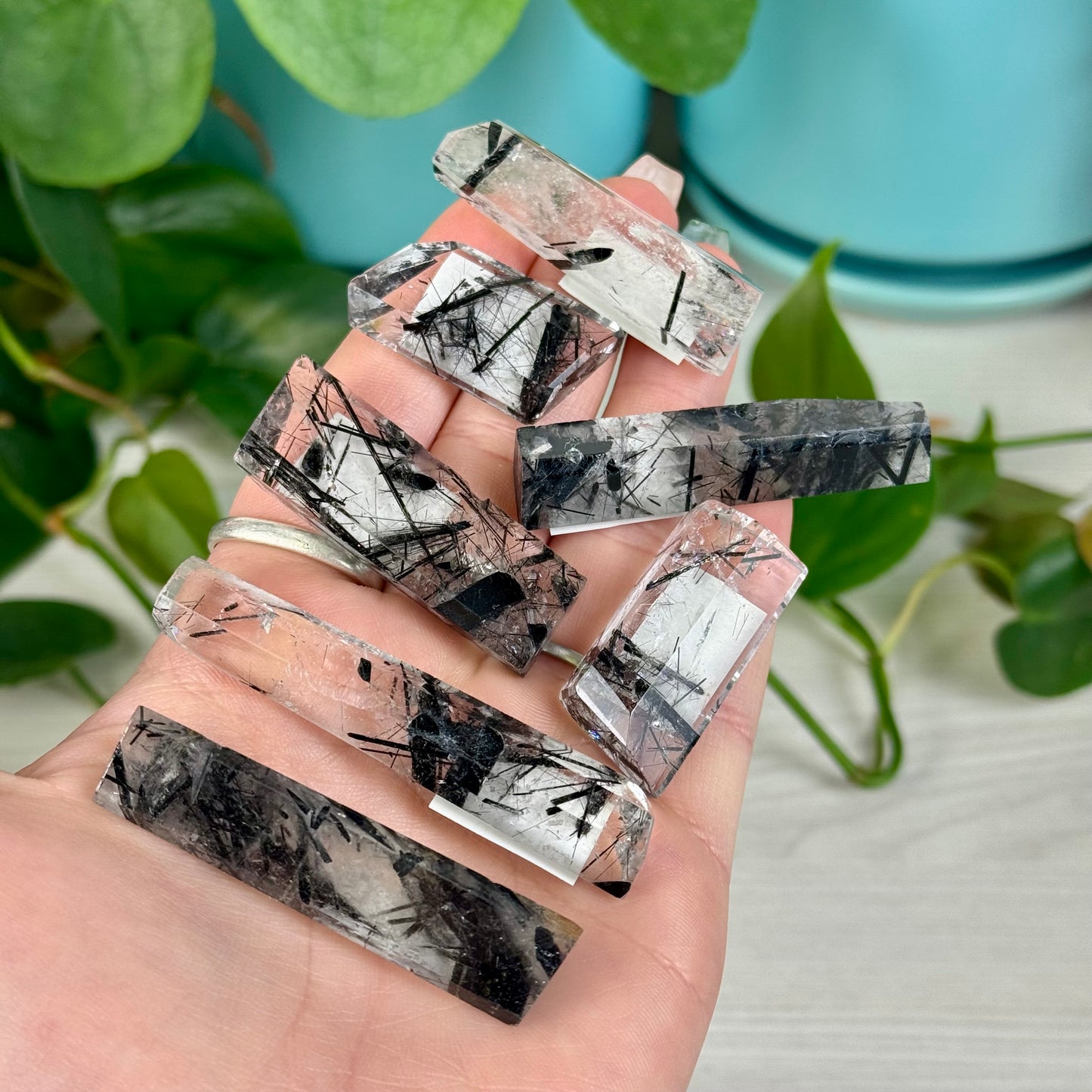 Tourmaline In Quartz Free Form
