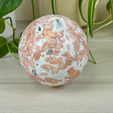 Cotton Candy Agate Sphere