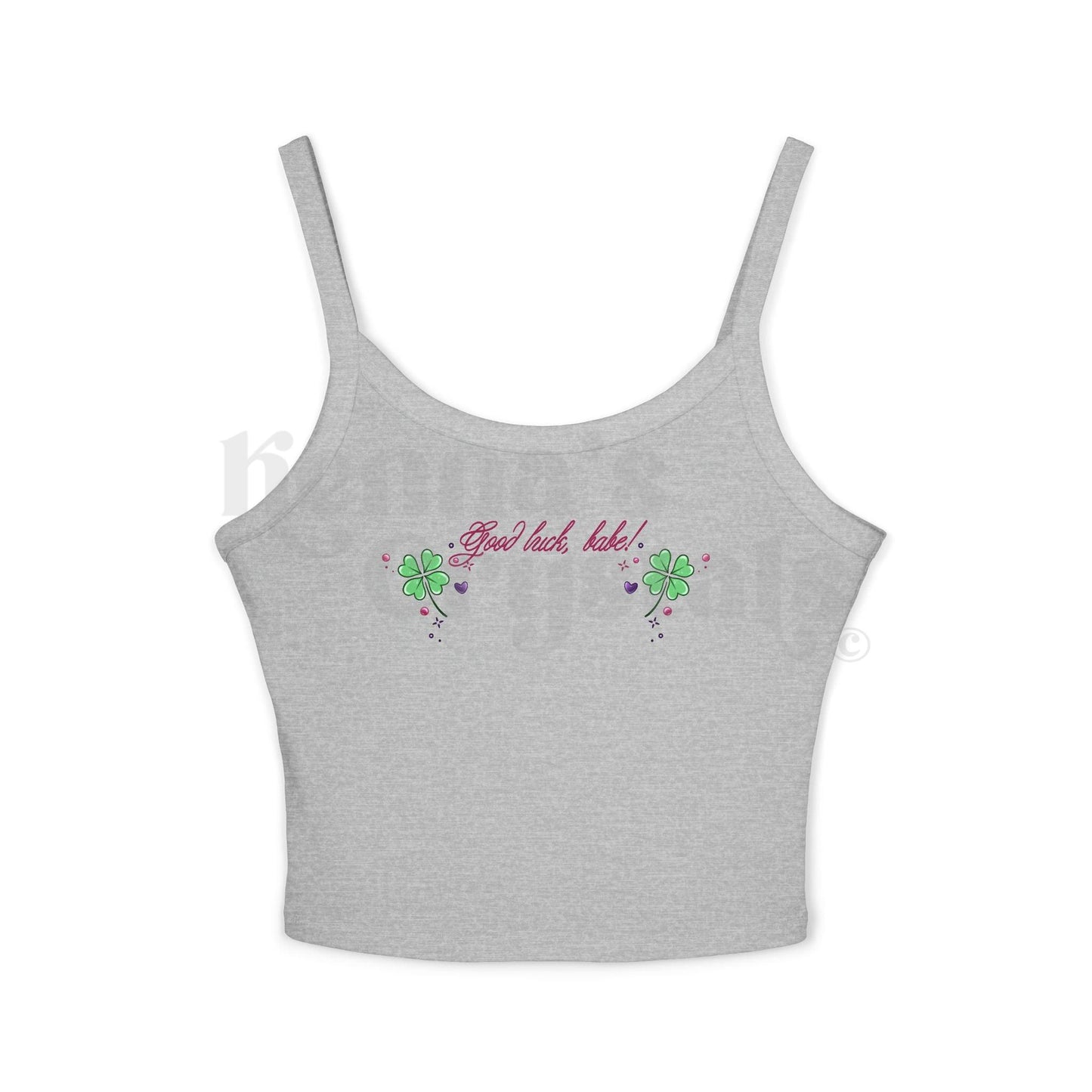 "Good Luck, Babe!" Spaghetti Strap Tank Top