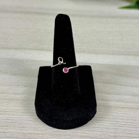Sterling Silver Adjustable Zodiac Ring