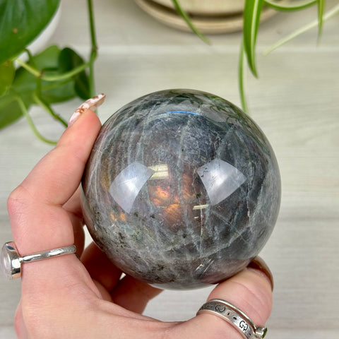 Sunset Labradorite Sphere