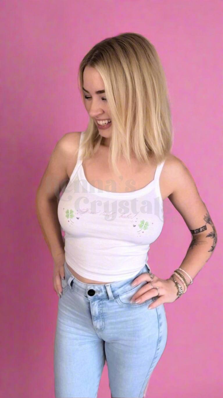 "Good Luck, Babe!" Spaghetti Strap Tank Top