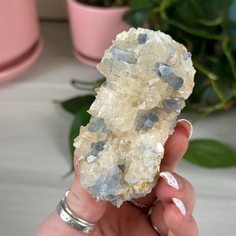 Celestite With Calcite Specimen