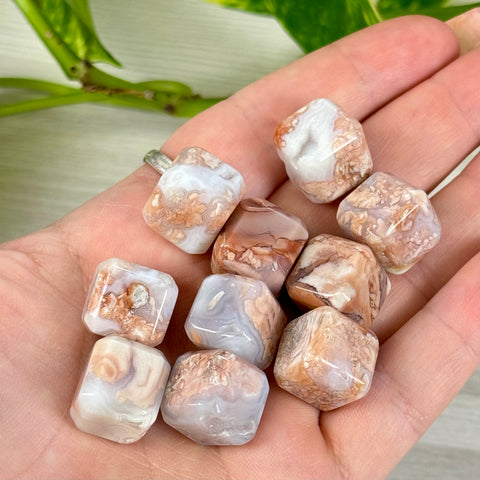 Mini Cotton Candy Agate Cube