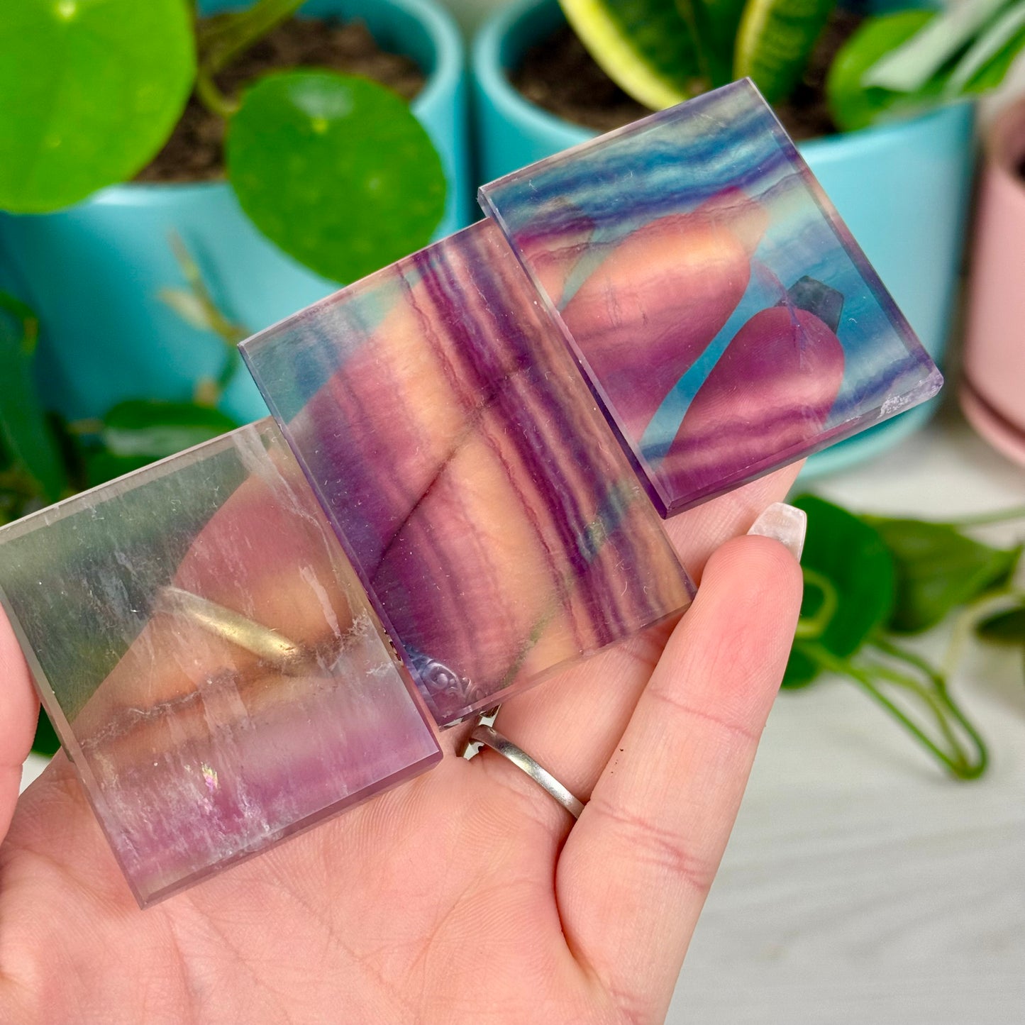 Rainbow Fluorite Window