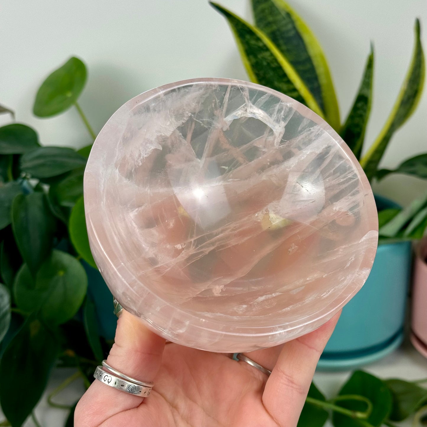 Rose Quartz Crystal Bowl