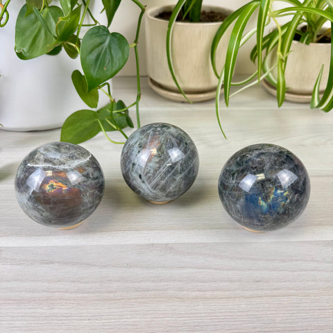 Sunset Labradorite Sphere