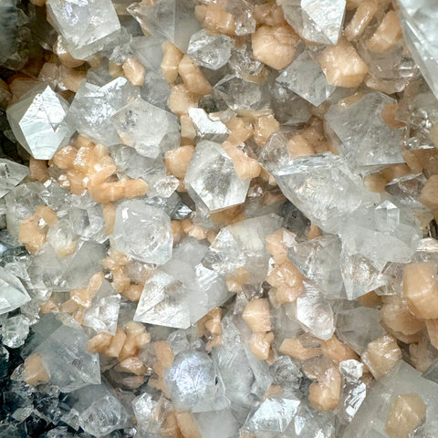 Insane Apophyllite & Peach Stilbite Cave