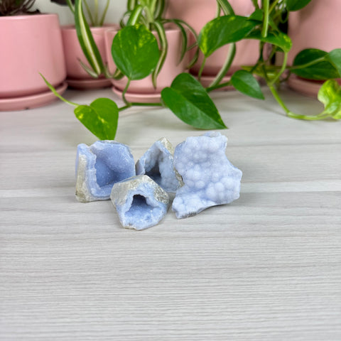 Druzy Blue Lace Agate Chunk