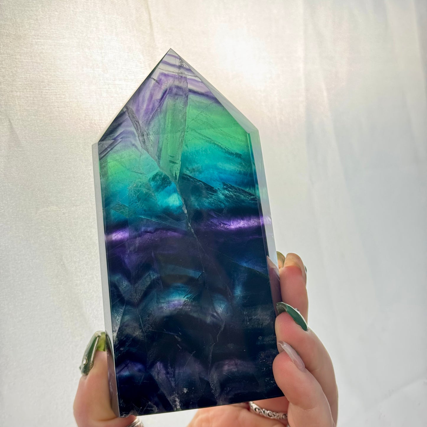 Rainbow Fluorite Tower