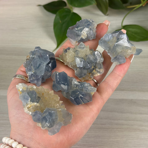 Celestite With Calcite Specimen