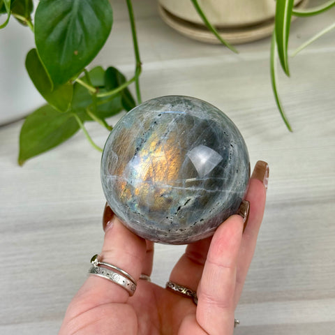 Sunset Labradorite Sphere