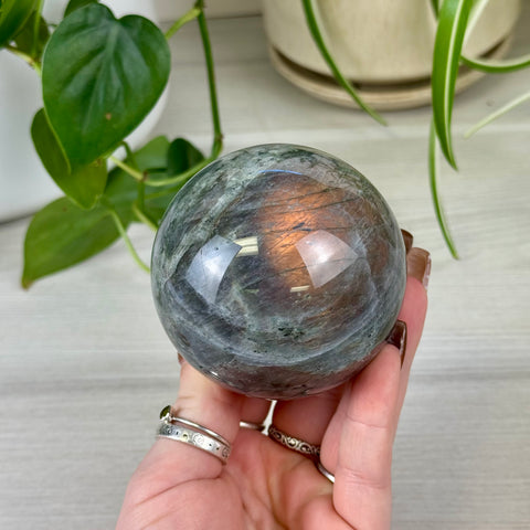 Sunset Labradorite Sphere
