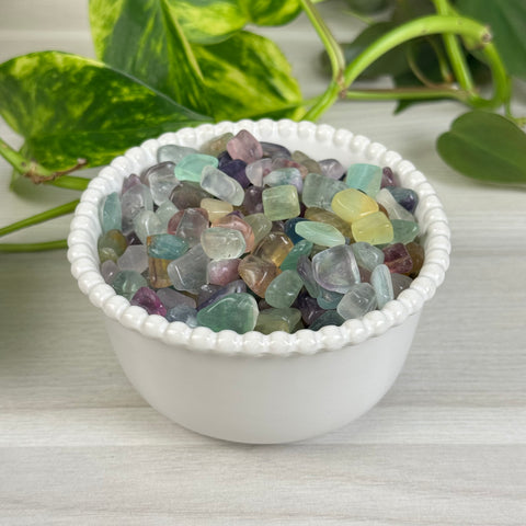 Rainbow Fluorite Chips (100g)