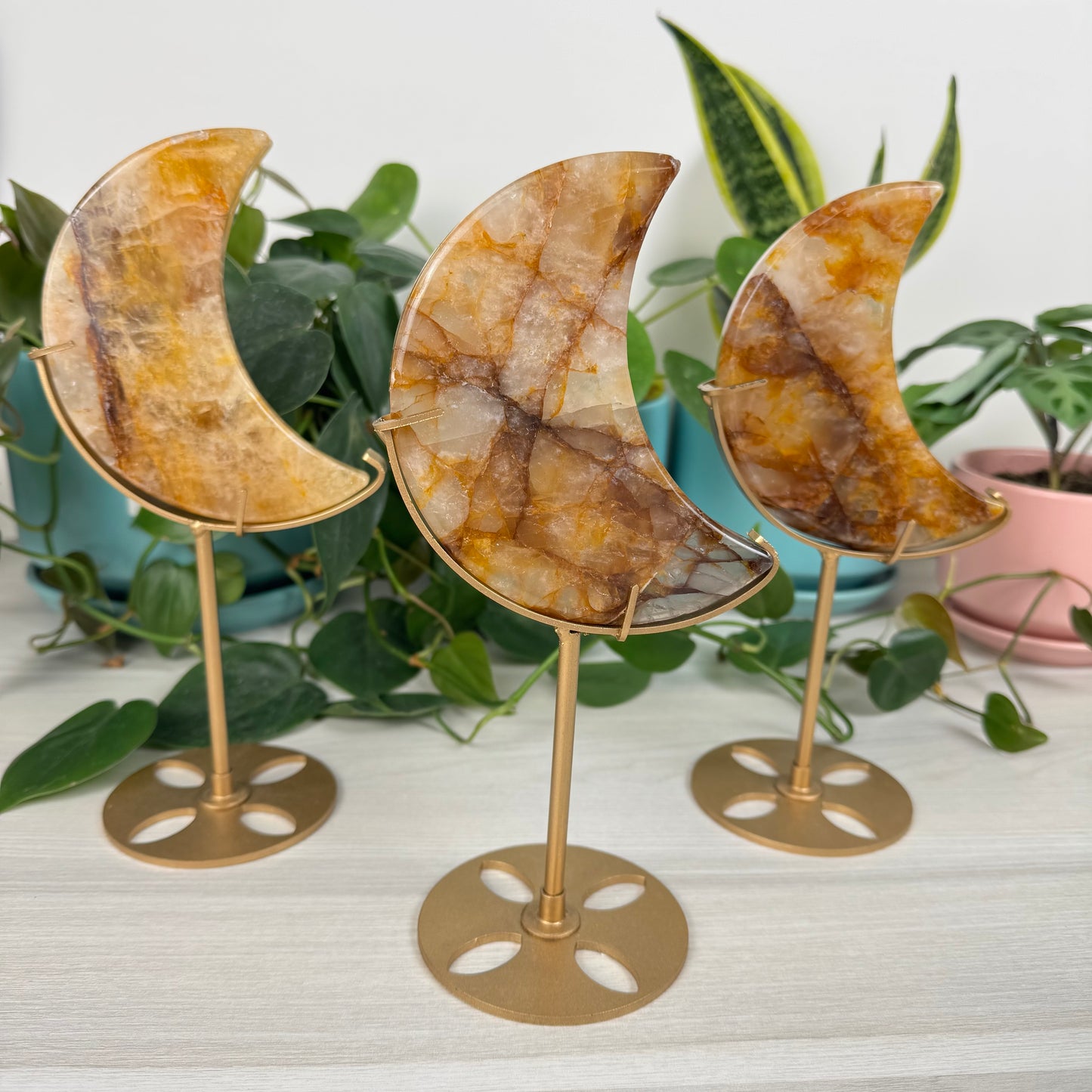Golden Healer Moon (W/ Free Custom Stand)
