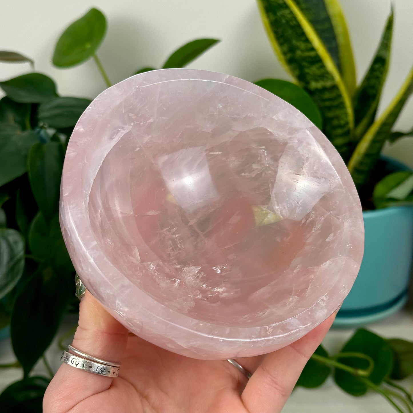 Rose Quartz Crystal Bowl