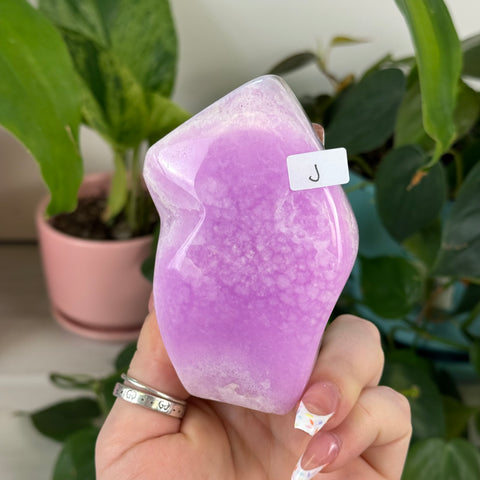 Banded Pink Aragonite Free Form