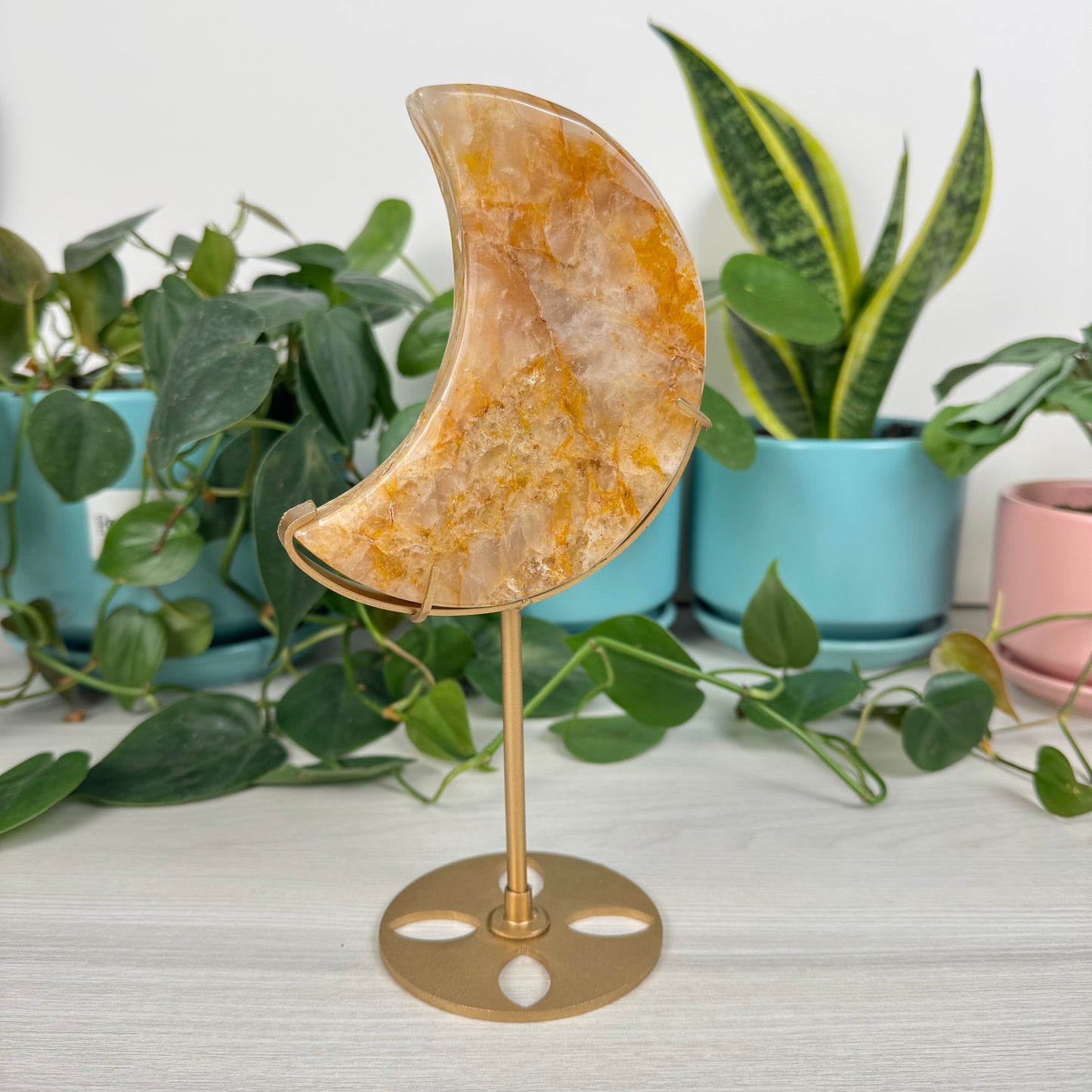 Golden Healer Moon (W/ Free Custom Stand)