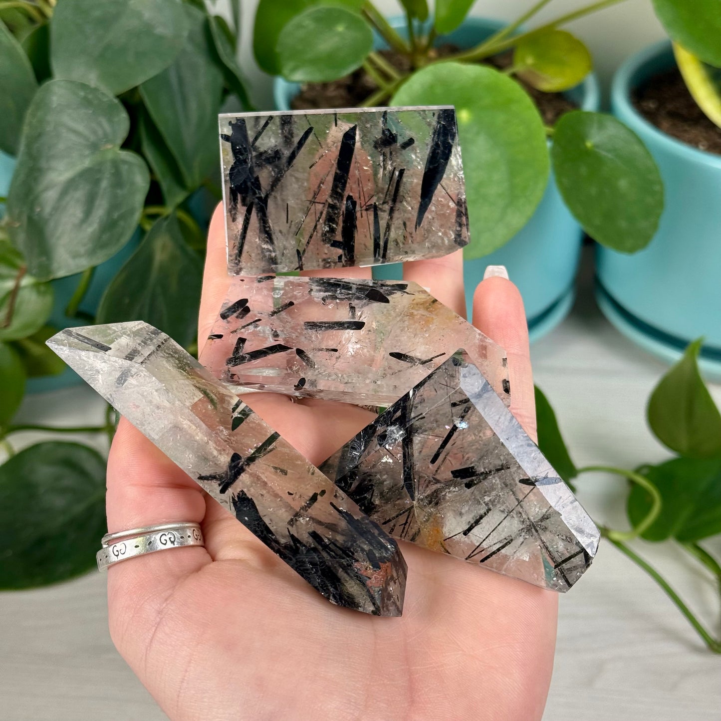 Tourmaline In Quartz Free Form