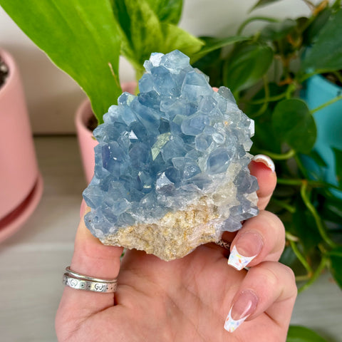 Celestite With Calcite Specimen