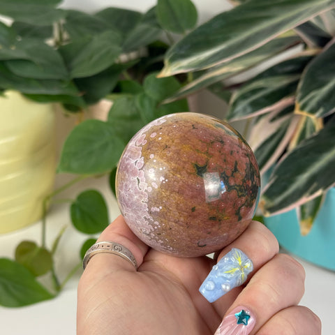 Sea Jasper Sphere - D1