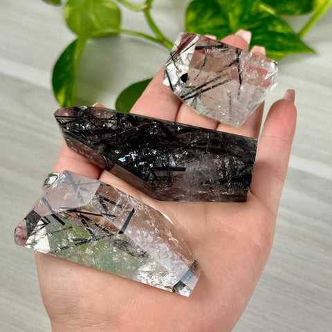 Tourmaline In Quartz Free Form