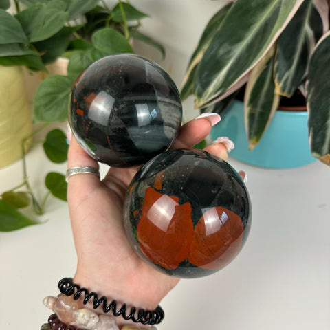African Bloodstone Sphere