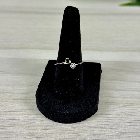 Sterling Silver Adjustable Zodiac Ring