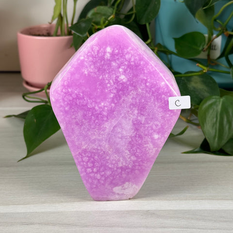 Banded Pink Aragonite Free Form