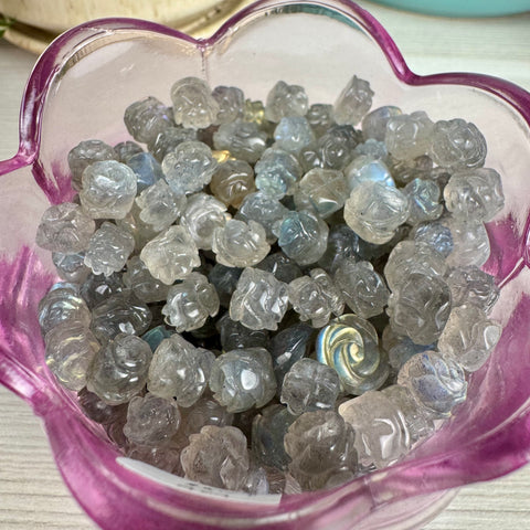 Mini AAA Labradorite Flower