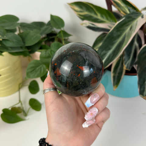 African Bloodstone Sphere