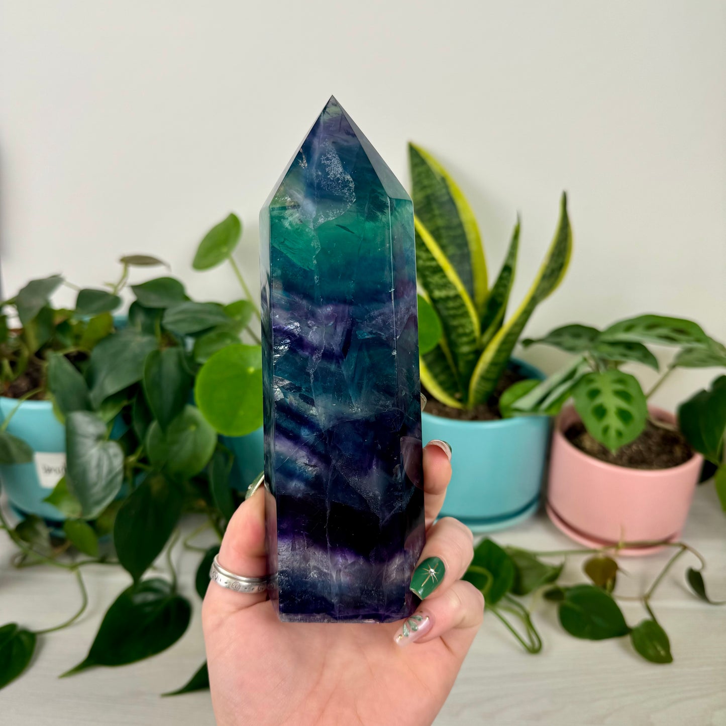 Rainbow Fluorite Tower