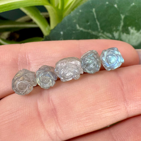 Mini AAA Labradorite Flower