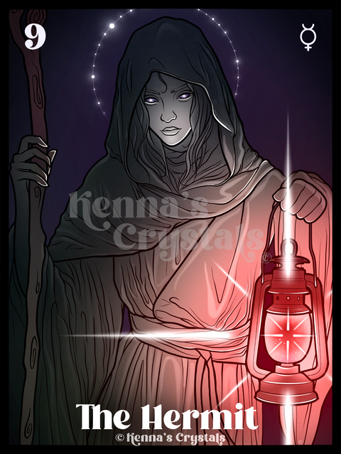 Hand-Drawn Collectible The Hermit