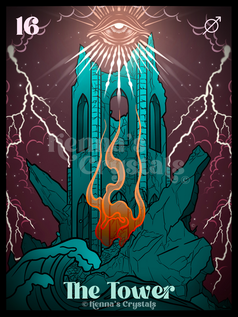 Hand-Drawn Collectible The Tower