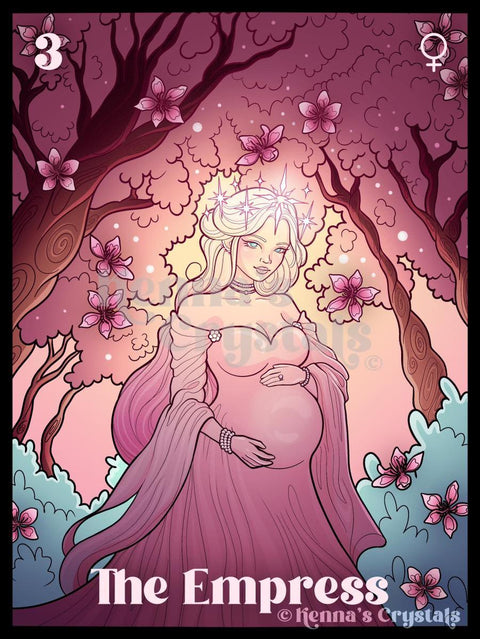 Aesthetic Sticker The Empress Sticker 1 - Kenna's Crystals from TikTok