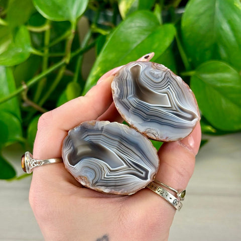Agate Pairs (Listing A-L2) - Kenna's Crystals