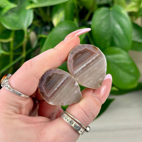 Agate Pairs (Listing Y3-K5) - Kenna's Crystals