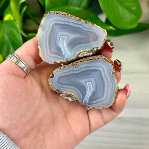 Agate Pairs (Listing Y3-K5) - Kenna's Crystals