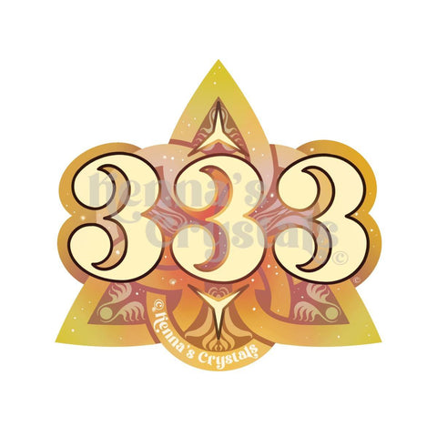 333 Sticker - Kenna's Crystals