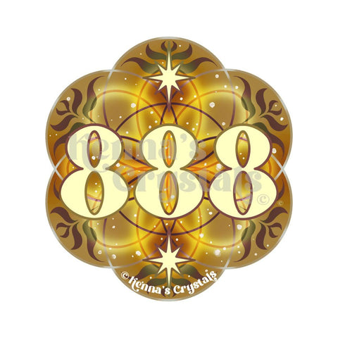 888 Sticker - Kenna's Crystals