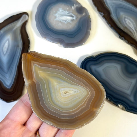 Banded Agate Slice 22 2 - Kenna's Crystals from TikTok