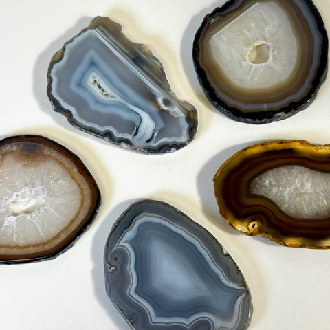 Banded Agate Slice 22 3 - Kenna's Crystals from TikTok