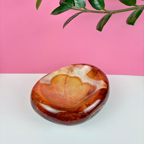 Candlelit Carnelian Bowl - Kenna's Crystals