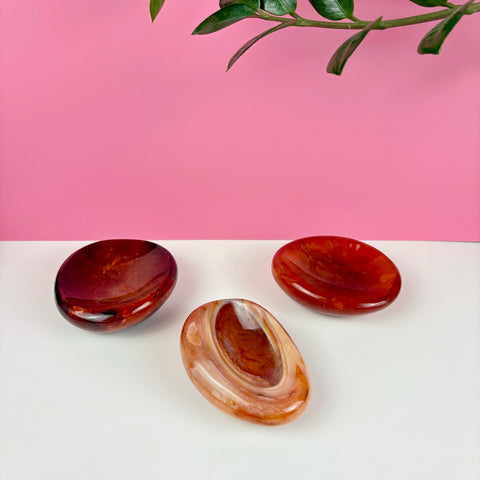 Candlelit Carnelian Bowl - Kenna's Crystals