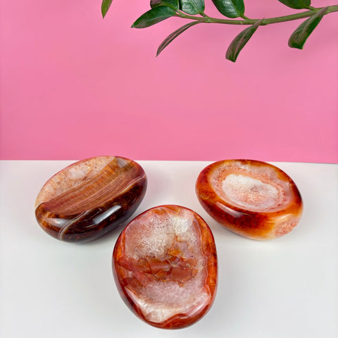 Candlelit Carnelian Bowl - Kenna's Crystals
