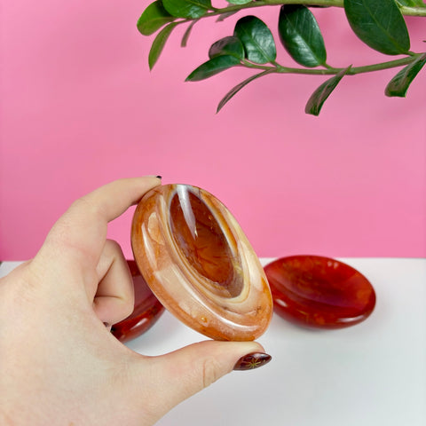 Candlelit Carnelian Bowl - Kenna's Crystals