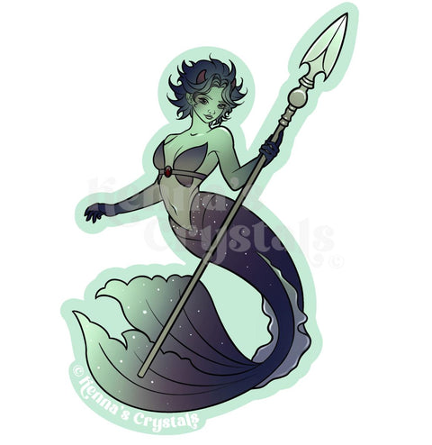 Capricorn Fairy Sticker - Kenna's Crystals
