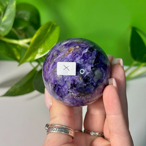 Charoite Sphere X 142 - Kenna's Crystals from TikTok